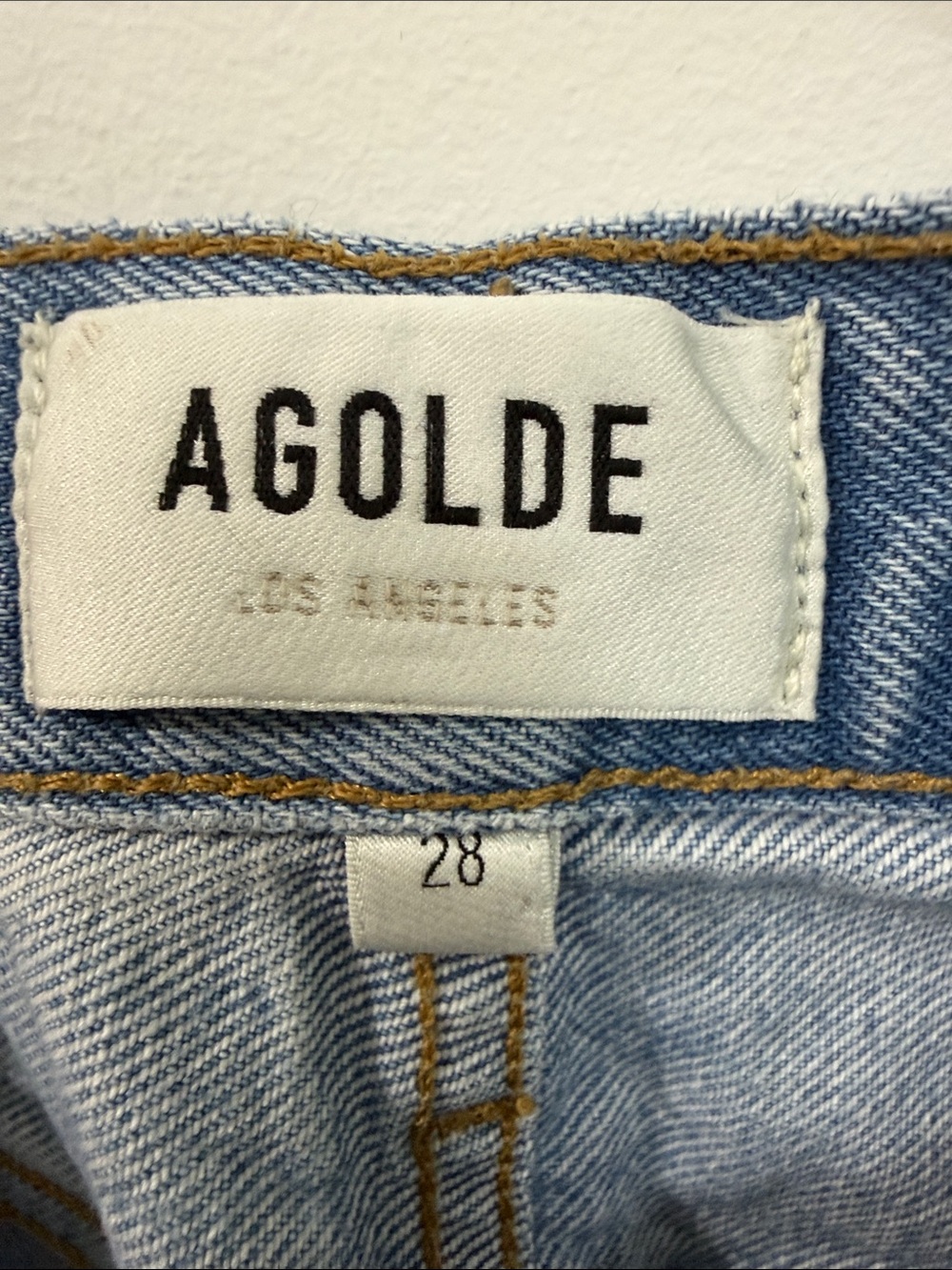 Agolde Luna High Rise Pieced Taper Jeans in Void - Picture 14 of 14